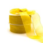 Edged Organza - 38mm x 50m - Gold