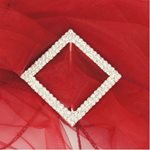 Diamante Sash Pin - Diamond 60mmD
