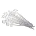 Card Forks 100pk - Clear 225mmL