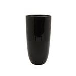 Ceramic Tapered Cylinder - Black 275mmH