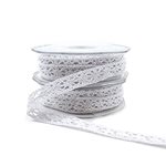 Cotton Lace 12mmx10m - White