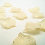 Art. Rose Petals 5cm Dia (80pc - Ivory