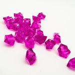 Acrylic Ice Chips - Fuchsia 400gms