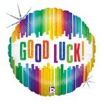 Good Luck Stripe - 18 Inch Helium Balloon