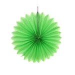 Tissue Paper Fan 400mmD - Lime