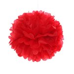 Tissue Pom Pom - 450mmD - Red