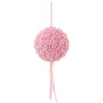Art. Rose Ball - 30cm Dia - Pink