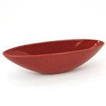 Ceramic Boat - Red 460mmLx160mmW