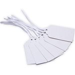 Round Edge Tags 10pk - White