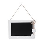 Large Hanging Blackboard - White Border 250x180mmH