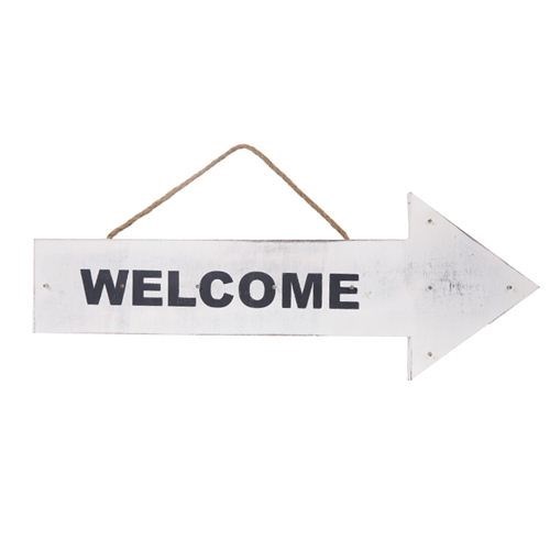 Welcome Sign with Lights