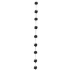 Pom Pom Bunting 3m long - Black