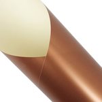 Pearlwrap - Off white/copper - 600mm x 50m Roll