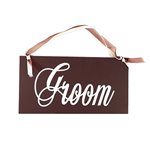 Groom Sign - Brown 250mmL