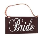 Bride Sign - Brown 250mmL