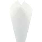 Non Woven Sheets - White - Size: 50cm x 60cm sheets (100pc pk)