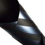Pearlwrap - Pearl & Black Stripe - 600mm x 50m Roll