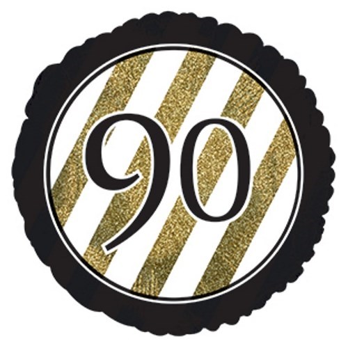 90 Black and Gold Glitter