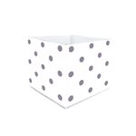 Posy Box - Lavender Dots 130x110mmH