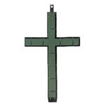 Wet Foam Cross 60cmL (2pk) - Plastic Base 60 x 40cm