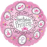Birthday Princess - 17 Inch Helium Balloon