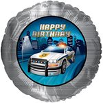 Birthday Police - 17 inch Helium