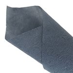 Non Woven Floral Ptn Pressed 50cm x 10m - Grey