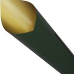 Pearl Wrap Sheets Hunter Green/ Gold -500x600 - 50 x 60cm Sheet (pk 50 shts)