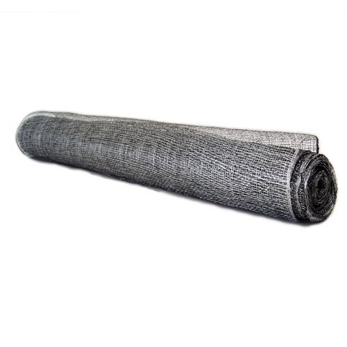 Sinamay Roll - Metallic Silver 48cm x 9.1m
