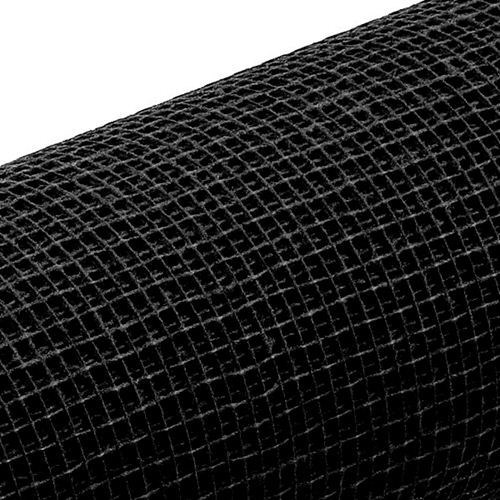 Jute Natural Mesh Black-54cmWx10yd