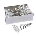 Pearl Pins (box of 144) - Tear Drop Head 40mmL