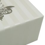 Giftwtrap Roll - Cream Pearl Stripe - 600x45m - Counter Roll