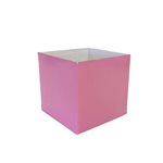 Cardboard Plant Box - Pastel Pink 150x140mmH