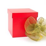Gift Boxes - Cube - Red 200mmSq