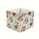 Posy Box - Roses on Mint 130x110mmH