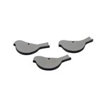 Wooden Bird With Hole (8 pk) - Grey