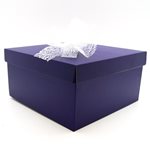 Medium Square Box - Purple 300mmSq