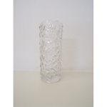 Etched Cylinder Vase - 8cm dia x 19.5cmH