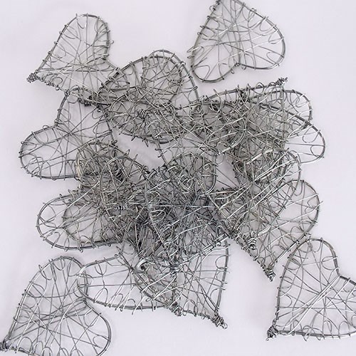 Wire Hearts 20pk