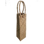 Flax Wine Bag pk 5 - 10x10x34cm
