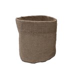 Small Jute Bag - 12cm dia x 13cmH