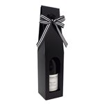 Grande Single Wine Box - Black 85x85x400mmH