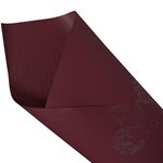 Pearlwrap - Pearl heart on Burgundy - 50 x 60cm Sheet (pk 50 shts)