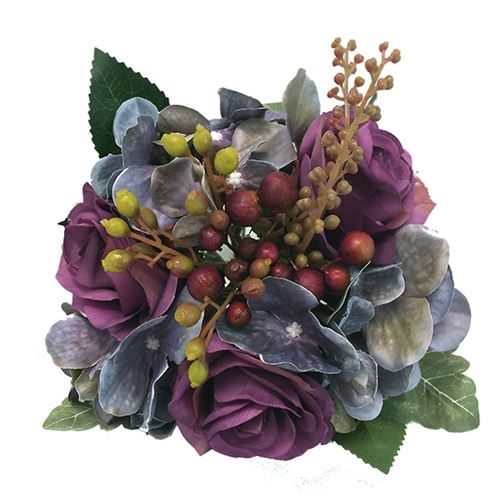 Mixed Posy - Purple 26cm