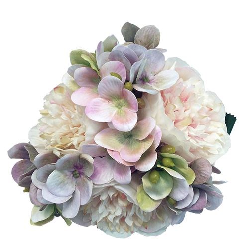 Mixed Posy - Peach 26cm