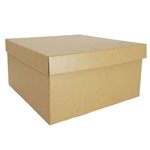 Large Gift Box - Kraft - 370mm x 370mm x 225mmH