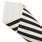 Pearlwrap - Black & White Stripe - 50 x 60cm Sheet (pk 50 shts)