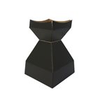 Tapered Water Vase Dark Olive-210mmH