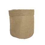 Large Jute Bag - 20cm dia x 24cmH