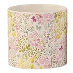 Pastel Floral Porcelain Pot -  13x13x12cm